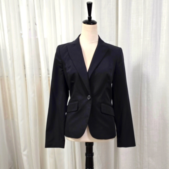 Apostrophe Jackets & Blazers - Apostrophe Black Womens Blazer Size 6 Office Siren Corpcore Business Professiona